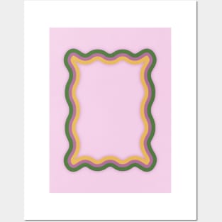 Soft Wavy Lines Posters and Art